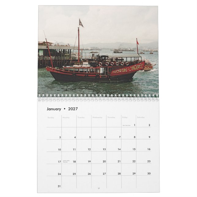 Hong Kong Macao, chinaväggkalender 2015 Kalender (Jan 2027)