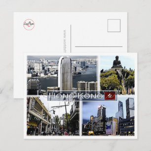 Hong Kong - Moasik - Vykort
