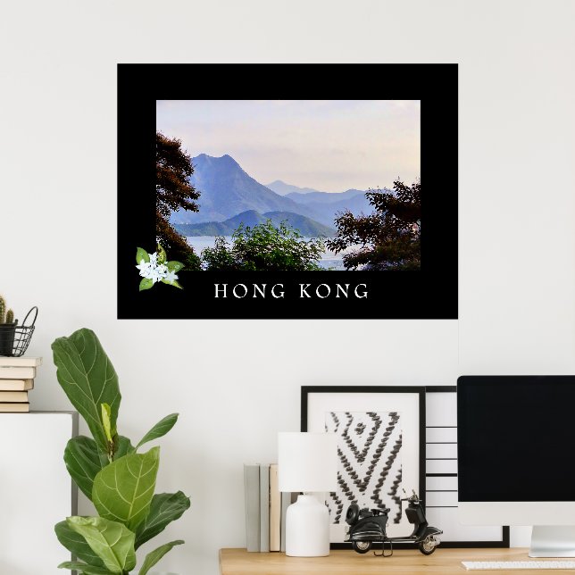 Hong Kong New Territories Travel Poster (Hemmakontoret)
