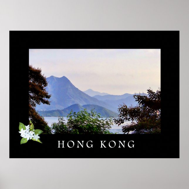 Hong Kong New Territories Travel Poster (Framsidan)