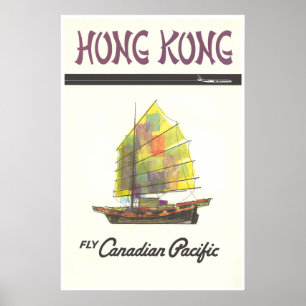 Hong Kong Resematerial Poster Kinesisk Junk Art Ka
