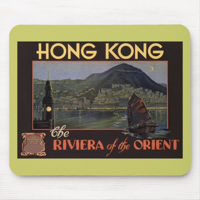 Hong Kong ~ Riviera of the Orient Musmatta (Framsidan)