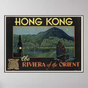 Hong Kong Rivieraen av orienten Poster