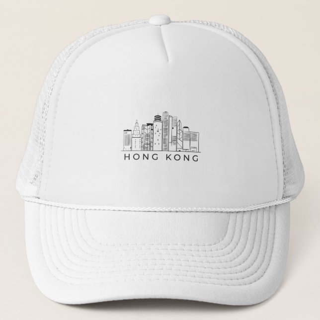 Hong kong Skyline Keps (Framsida)