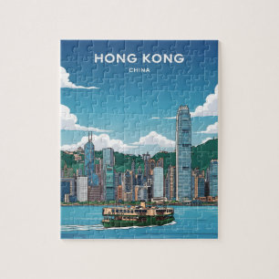 Hong Kong-skyline Pussel