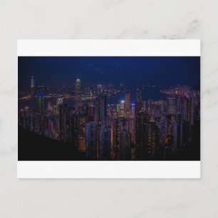 Hong Kong Skyline Vykort
