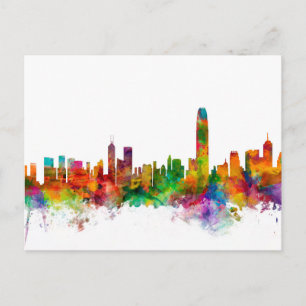 Hong Kong Skyline Vykort