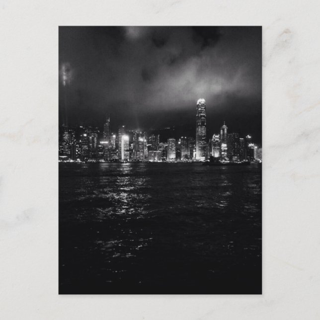 Hong Kong Skyline Vykort (Framsida)