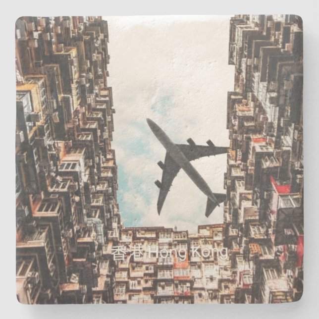 Hong Kong Stone Coaster Stenunderlägg (Framsidan)
