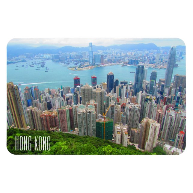 hong kong-toppvy magnet (Horisontell)