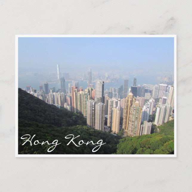 hong kong-toppvy vykort (Framsida)