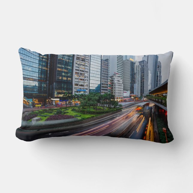 Hong Kong Traffic dekorativ kudde (Framsida)