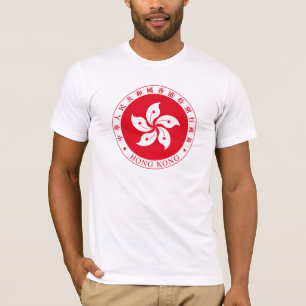 Hong Kong vapensköldT-tröja T-shirt