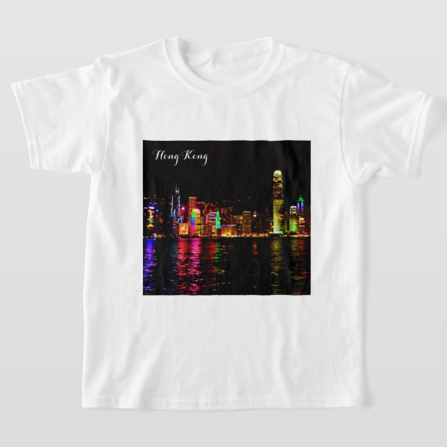 Hong Kong Victoria Harbor #2 T-shirt (Laydown)