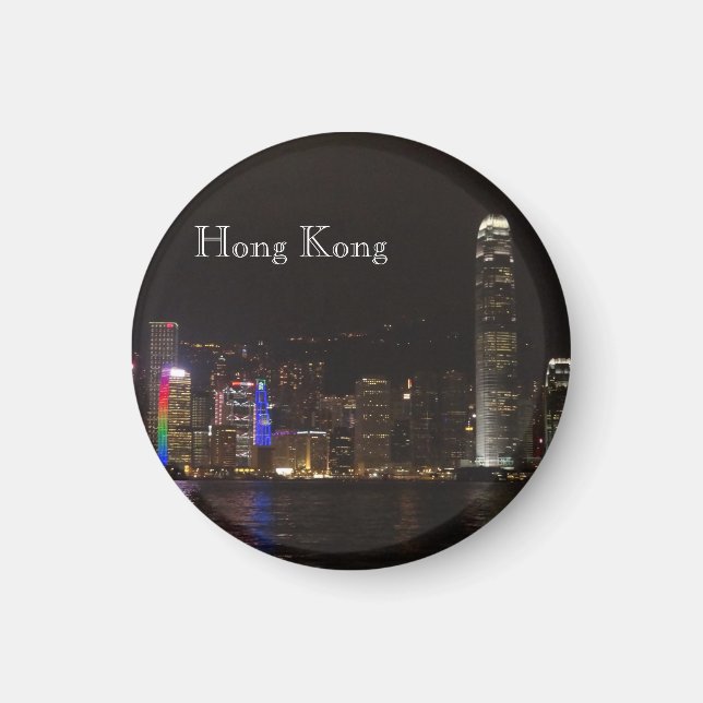 Hong Kong Victoria Harbor Magnet (Framsidan)