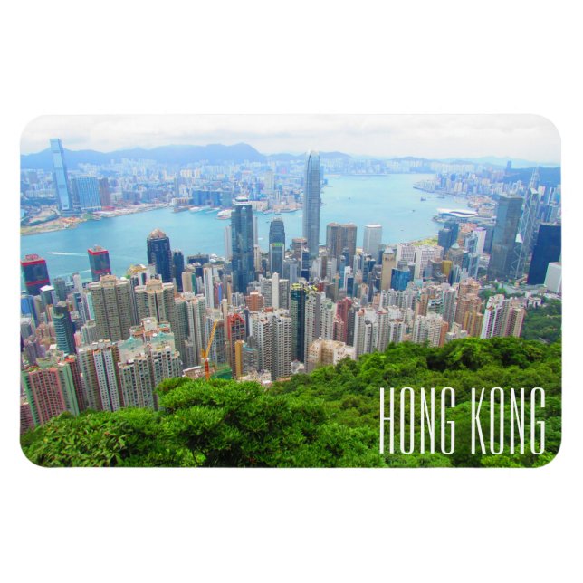 hong kong victoria topp magnet (Horisontell)