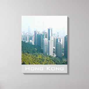 Hong Kong Victorias högsta moderna resa Canvastryck