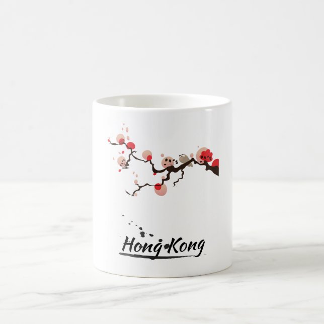Hong Kong Vintage Resa Konst Kaffemugg (Center)