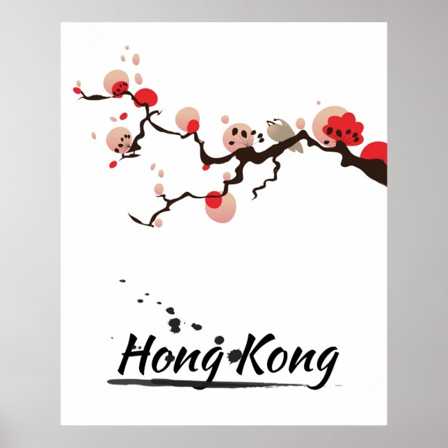 Hong Kong Vintage Reskonst Poster (Framsidan)
