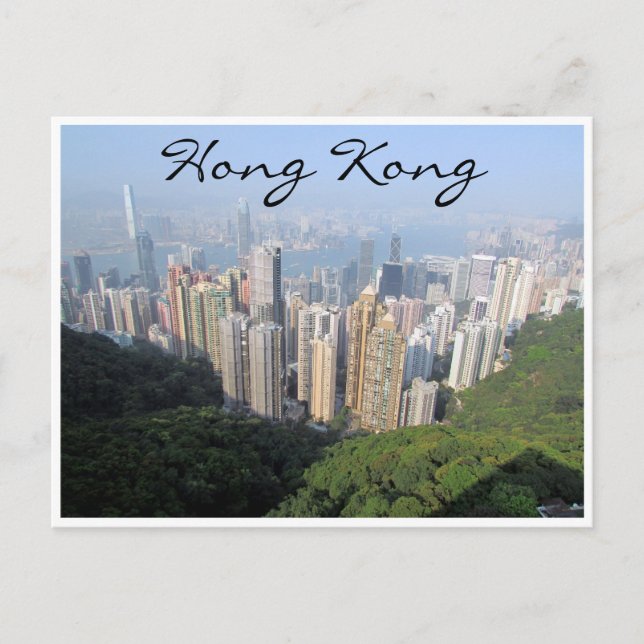 hong kong-vy vykort (Framsida)