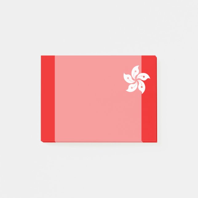 Hong Kong White Orchid Symbol Post-it Block (Framsida)