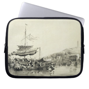 Hong Shang, pläterar 17 från "skissar av china", Laptop Fodral