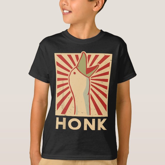 Hongädda - Lårnos i Anka T Shirt (Framsida)