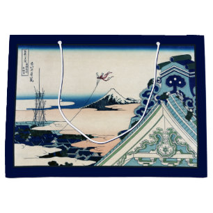 Honganji-tempel Utsikt över Mt. Fuji Japanskt träs