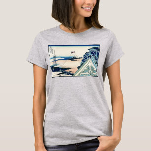 Honganji-tempelvy av Mt. Fuji Japansk träsnitt T Shirt