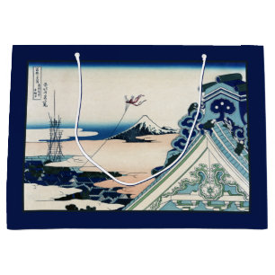 Honganji-templet Utsikt över Mt. Fuji Japanskt trä
