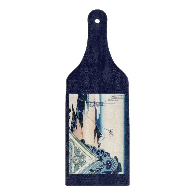 Honganji-templet Utsikt över Mt. Fuji Japanskt trä (Framsidan)