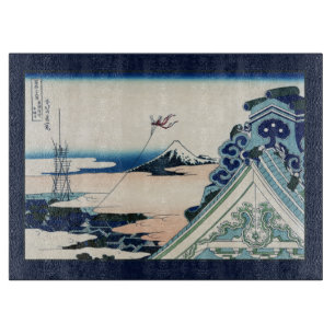 Honganji-templet Utsikt över Mt. Fuji Japanskt trä