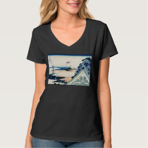 Honganji-templet Utsikt över Mt. Fuji Japanskt trä T Shirt