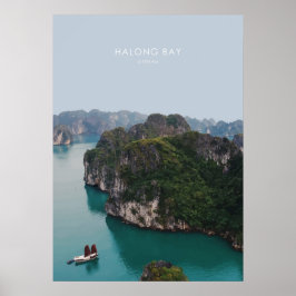 HongBay, Vietnam Travel Artwork Poster