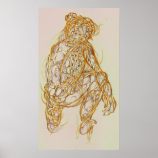 Hongest teckning poster