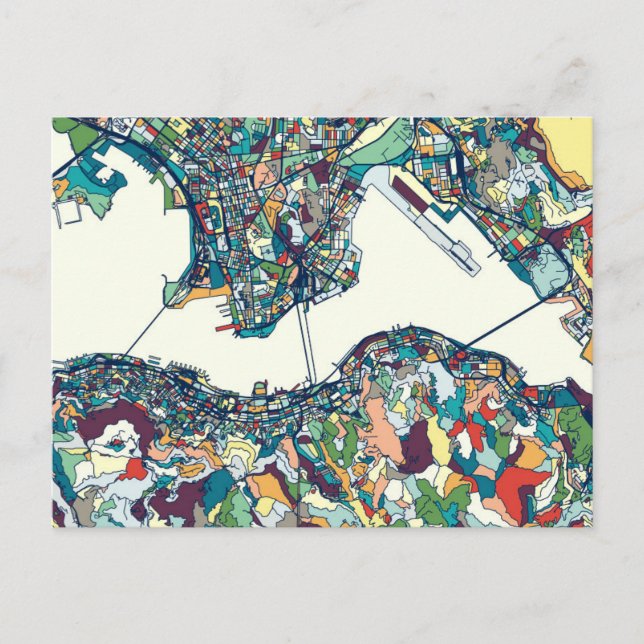 Hongkong, China Karta Vykort (Framsida)