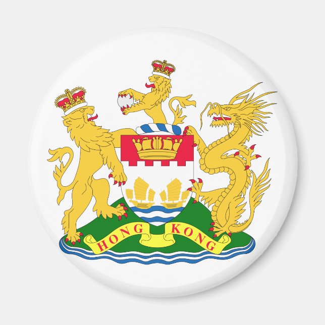 Hongkong, China Magnet (Framsidan)