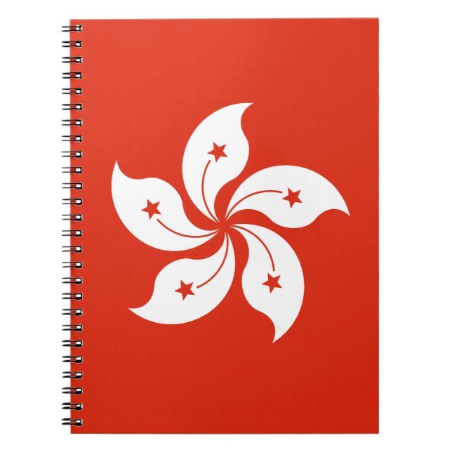 Hongkong-Flagga Anteckningsbok (Framsidan)