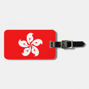 Hongkong-Flagga Bagagebricka
