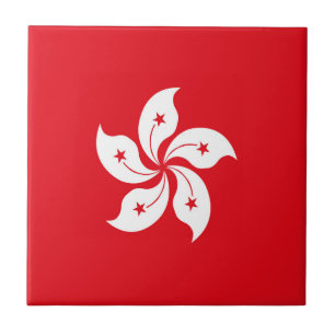 Hongkong-flagga Kakelplatta