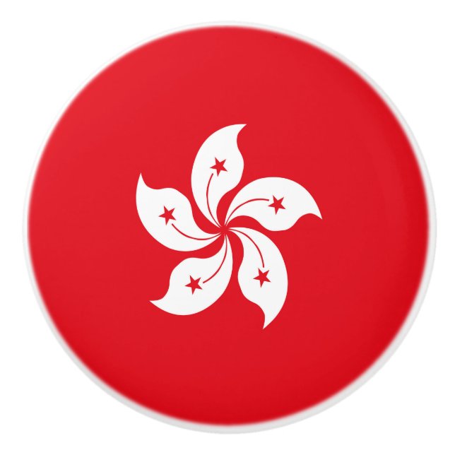 Hongkong-flagga Knopp (Framsidan)