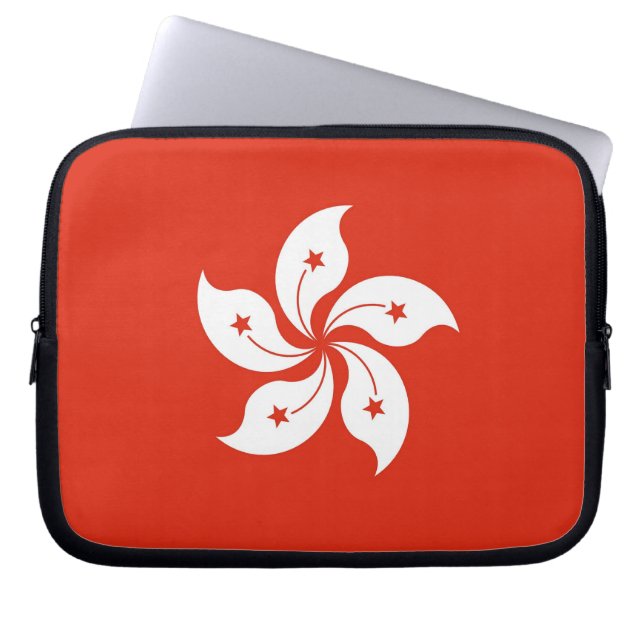 Hongkong Flagga Laptop sleeve (Framsidan)