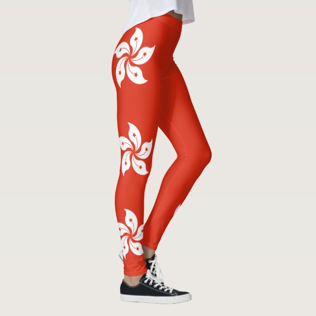 Hongkong-Flagga Leggings (Höger)