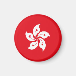 Hongkong-flagga Magnet