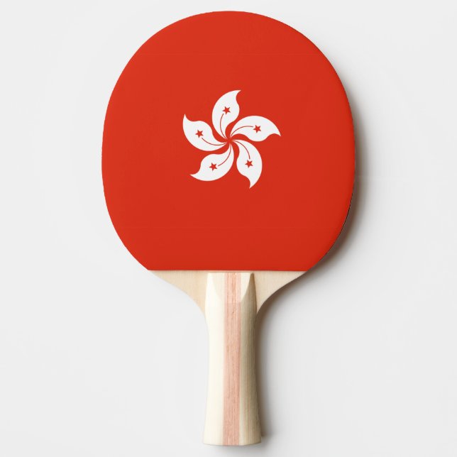 Hongkong-flagga Pingisracket (Framsidan)