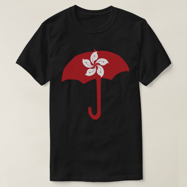 Hongkong-Flagga T Shirt (Design framsida)