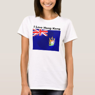 Hongkong-Flagga T Shirt