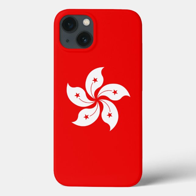 Hongkong-Flagga vita orkidésymbol (Baksida)