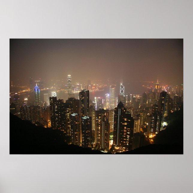 Hongkong från Victoriapest Poster (Framsidan)