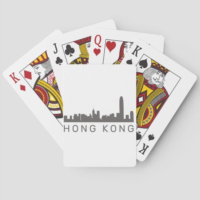 Hongkong Gift HK Skyline Gift Casinokort (Baksidan)